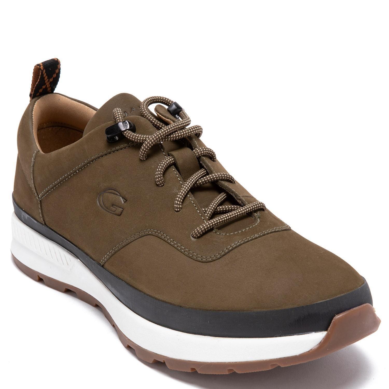 Zapatilla de cuero hombre Guante Olivo Maine 0035333-2