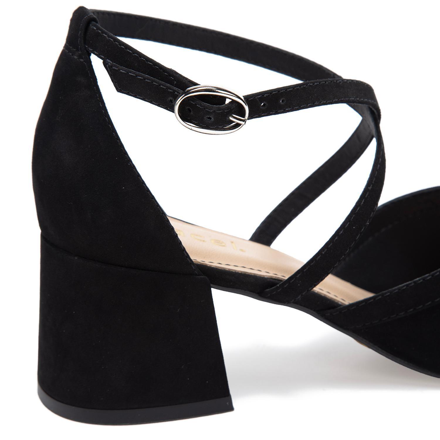Zapato de cuero mujer Gacel negro Danna 0661520-6