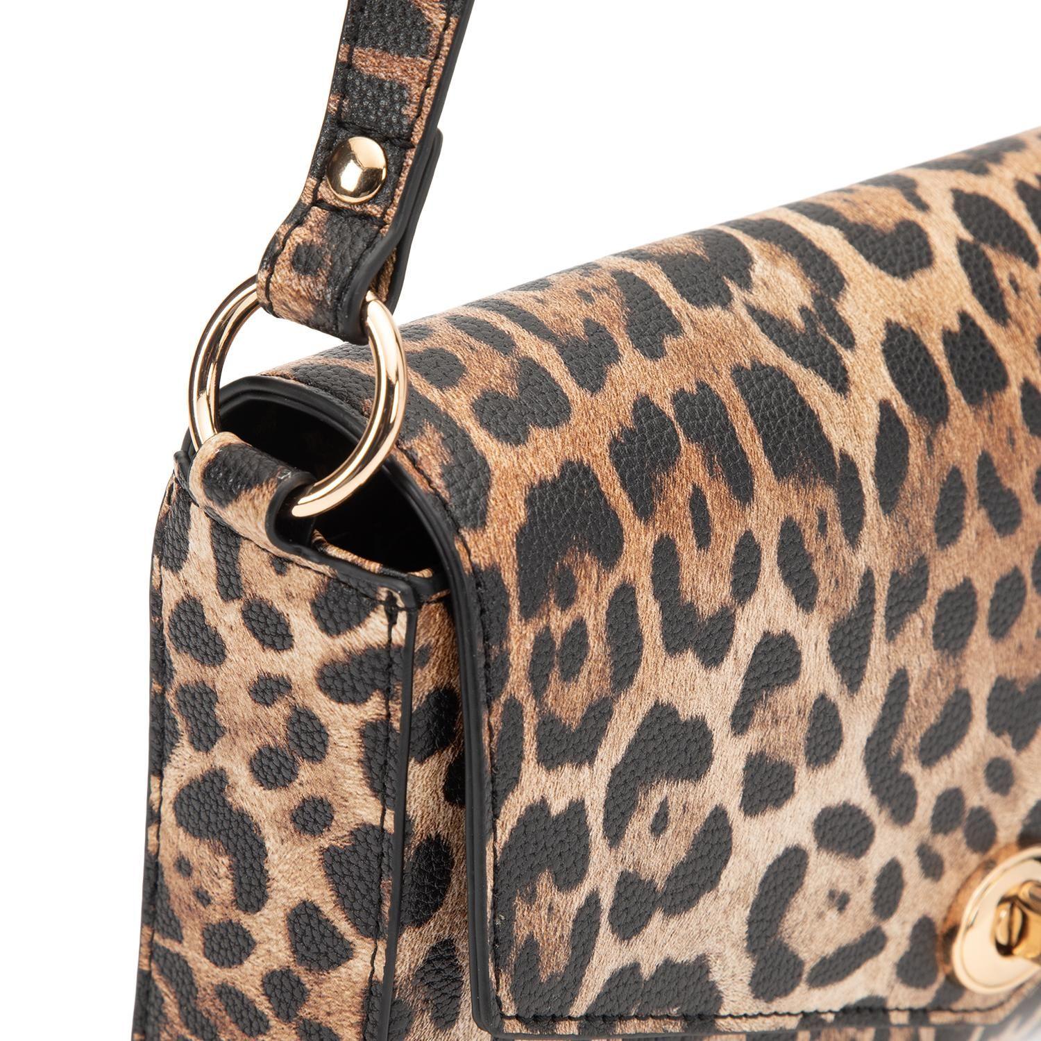 Cartera mujer Gacel leopardo retro con tapa-5