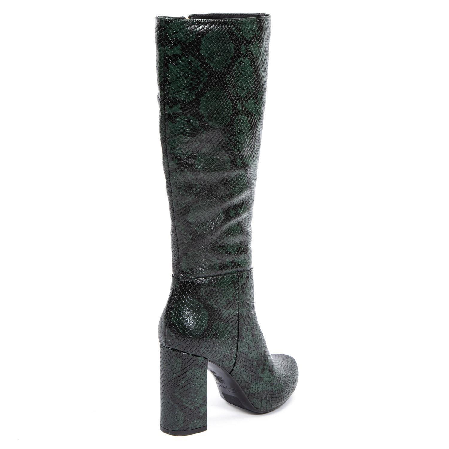 Bota de cuero mujer Gacel Verde Pino Ambra 0659130-4