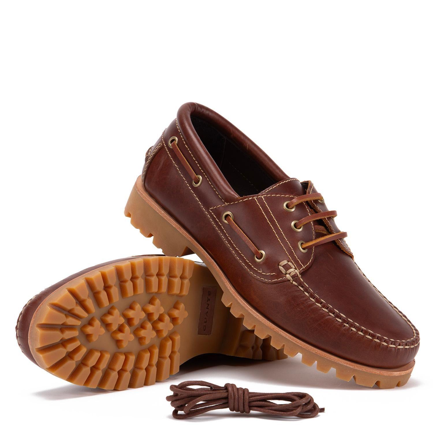 Mocasin de cuero hombre Guante chocolate Varsovia 0036020-3