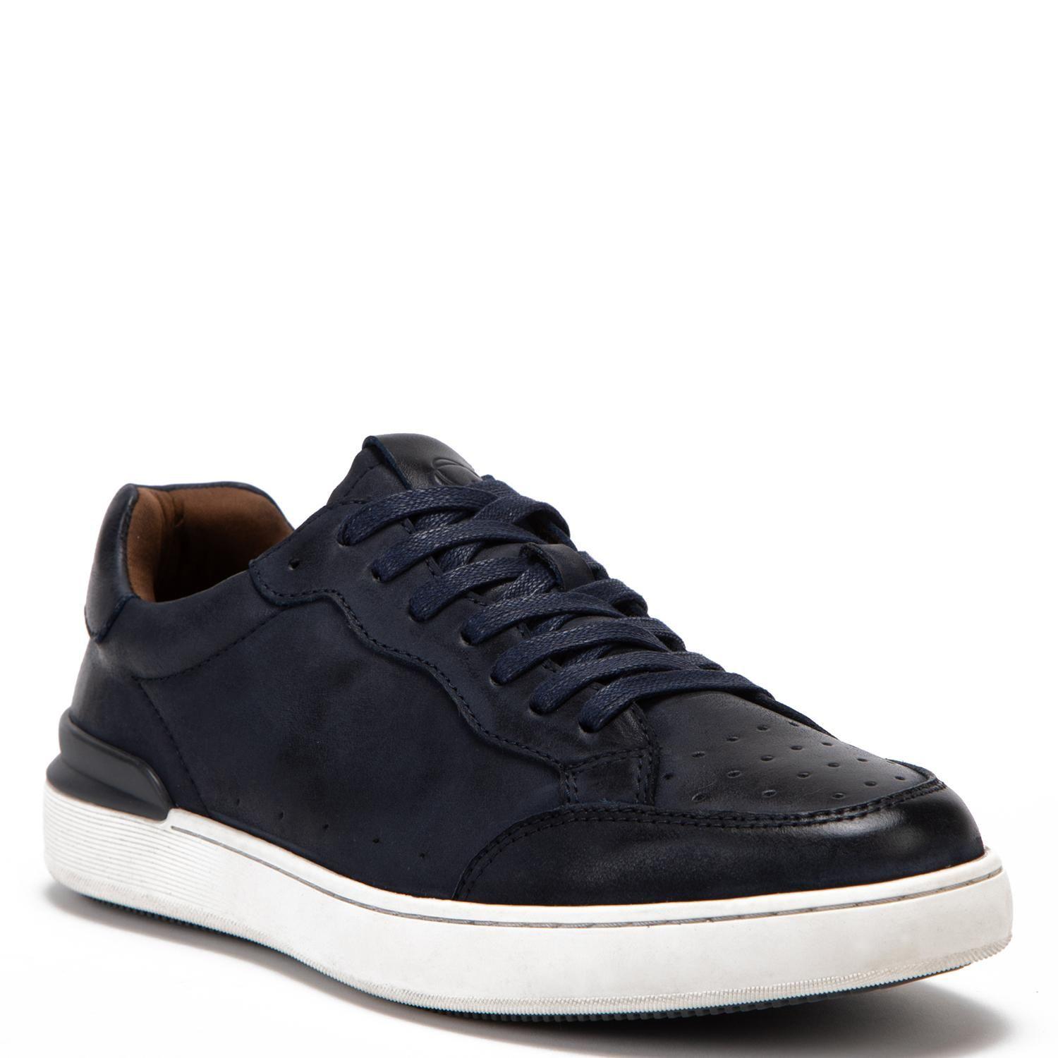 Zapatilla de cuero hombre Guante azul Broome-2