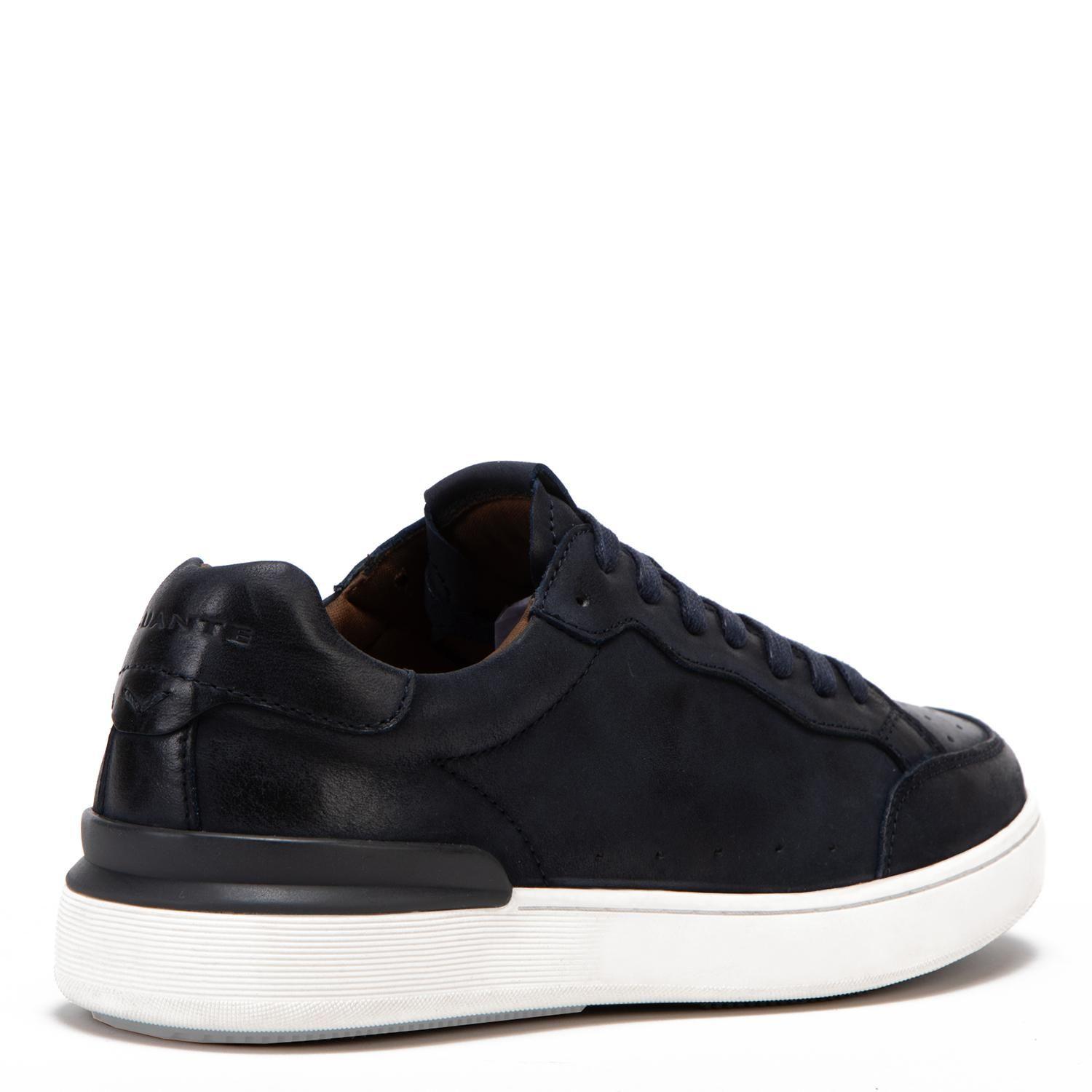 Zapatilla de cuero hombre Guante azul Broome-4