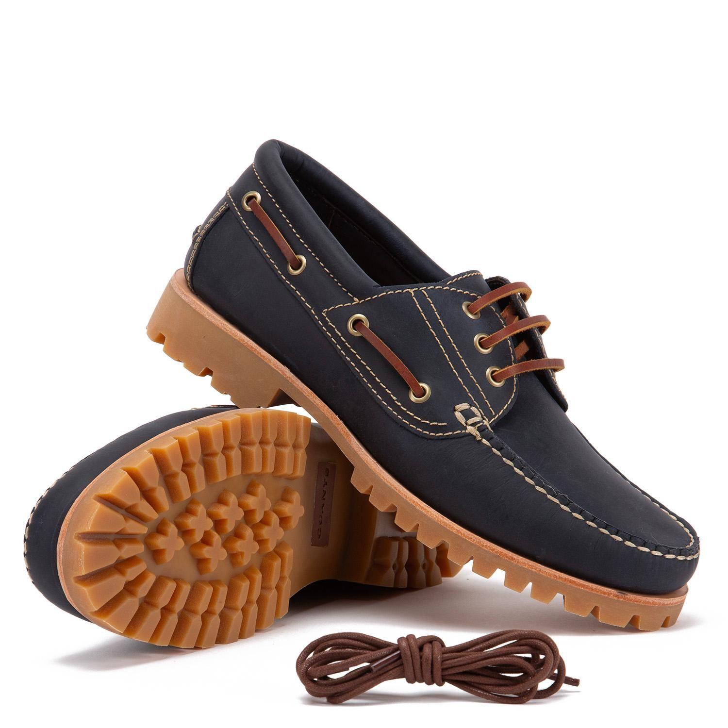 Mocasin de cuero hombre Guante marino Varsovia 0036021-3