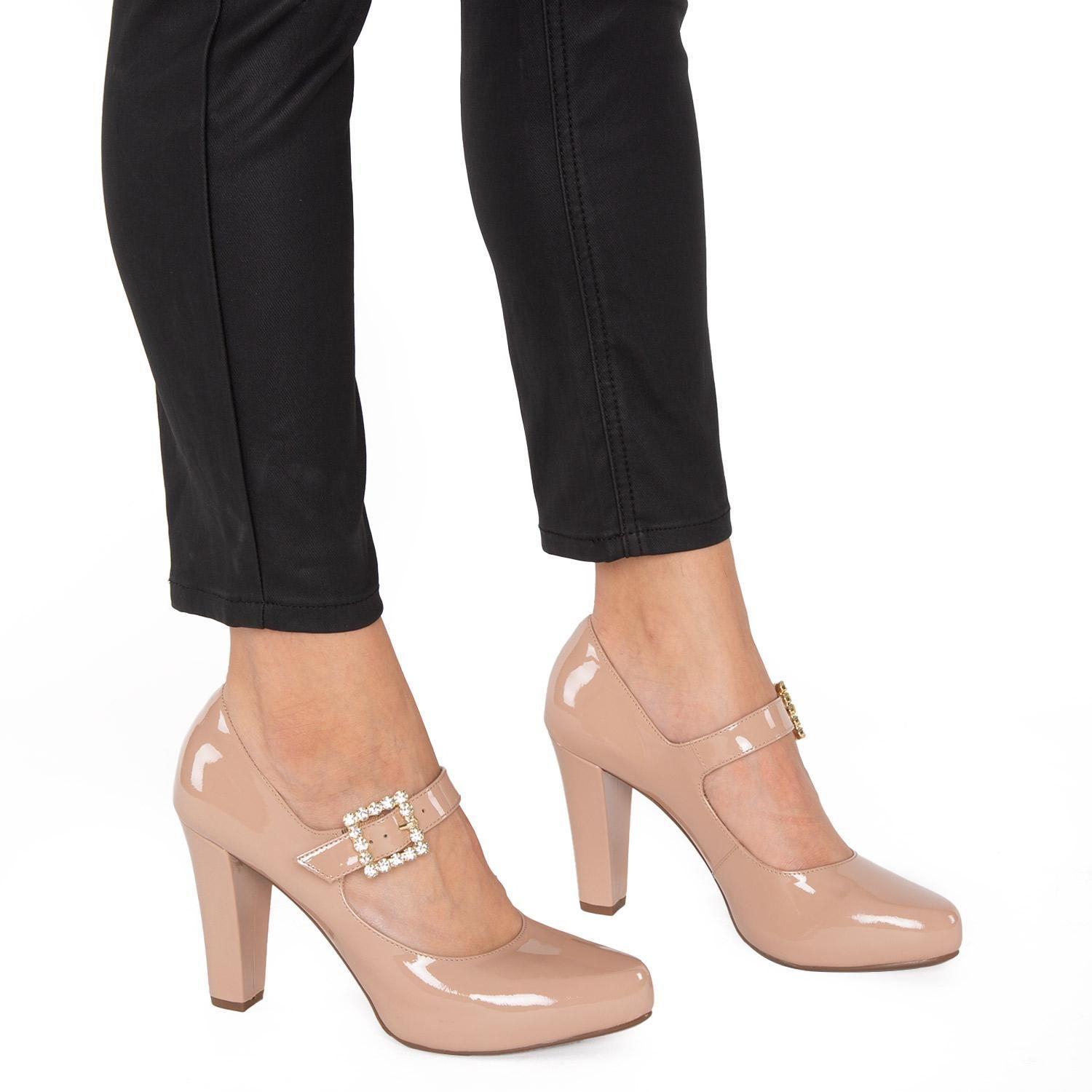 Zapato de cuero mujer Gacel nude Luna 0659982-1