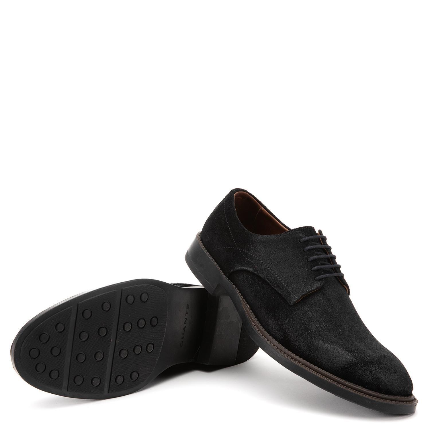 Zapato de cuero hombre Guante negro Lisbourn-3