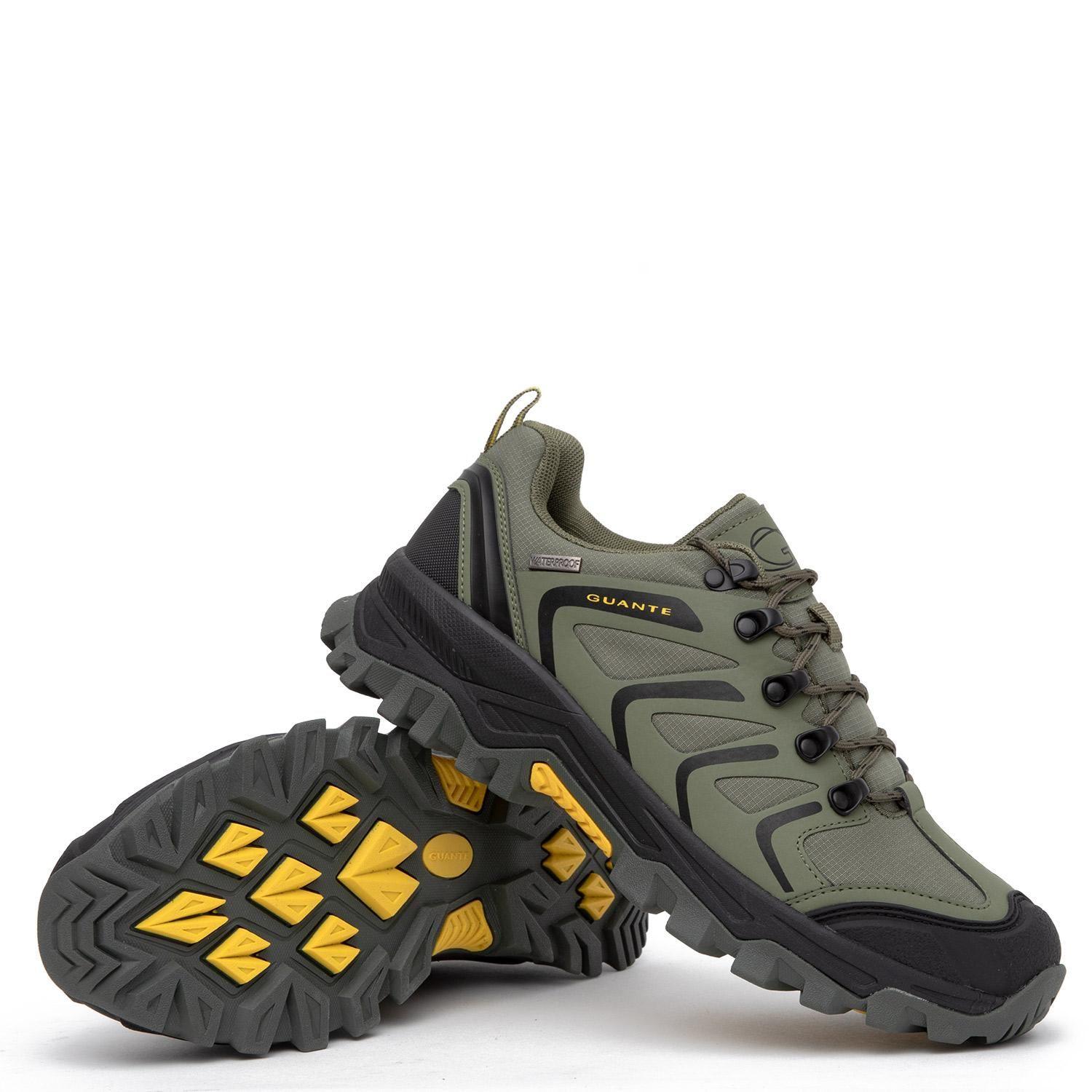 Zapatilla Outdoor hombre Guante verde Castro-3