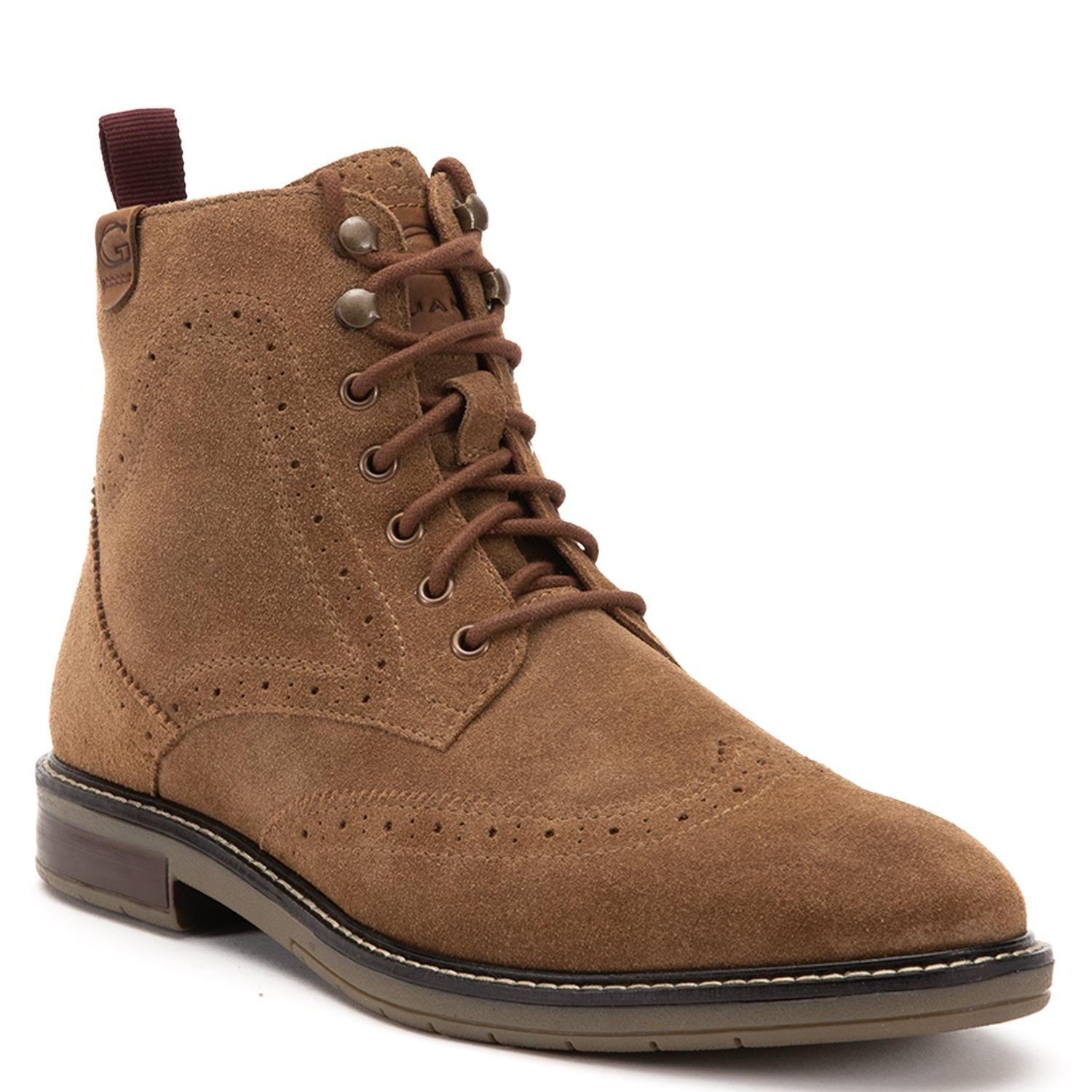 Botin de cuero hombre Guante taupe Casper-2