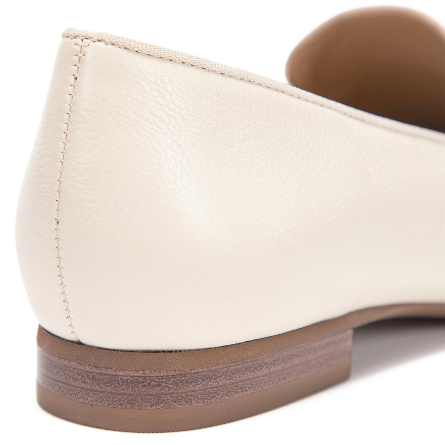 Mocasin de cuero mujer Gacel crudo Cruxi-6