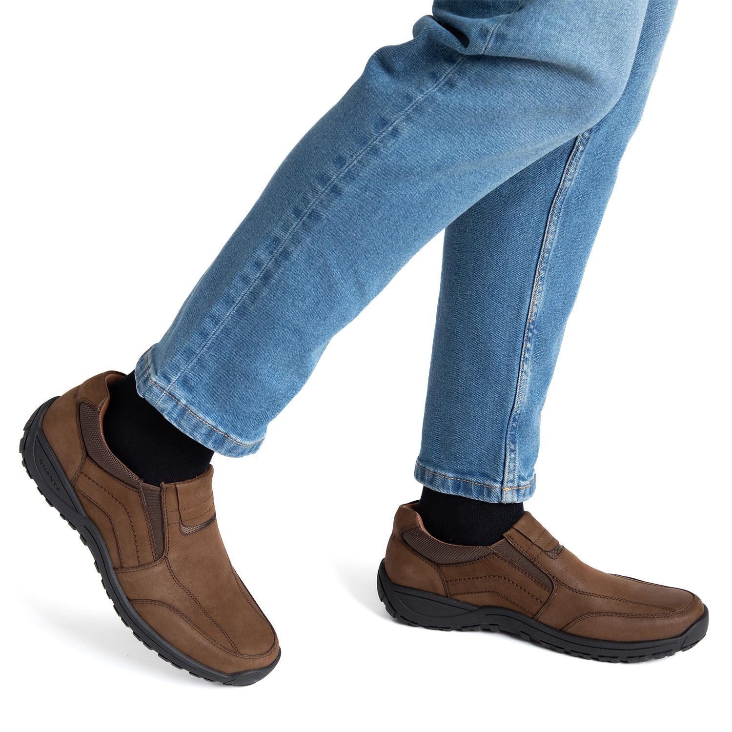 Zapato de cuero hombre Guante cafe Cowell 0036253-1