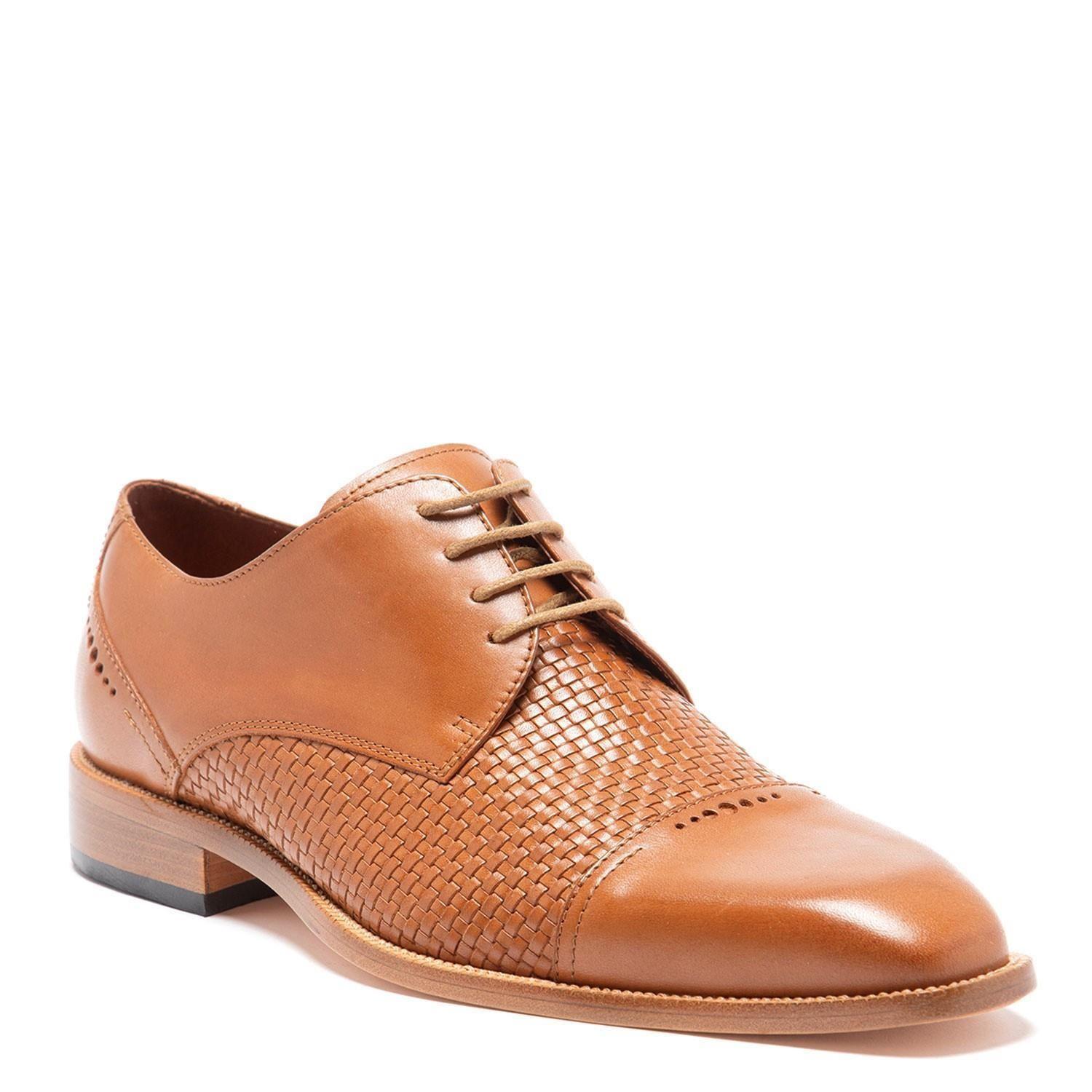 Zapato de cuero hombre Guante camel Suela Natural 0034398-2