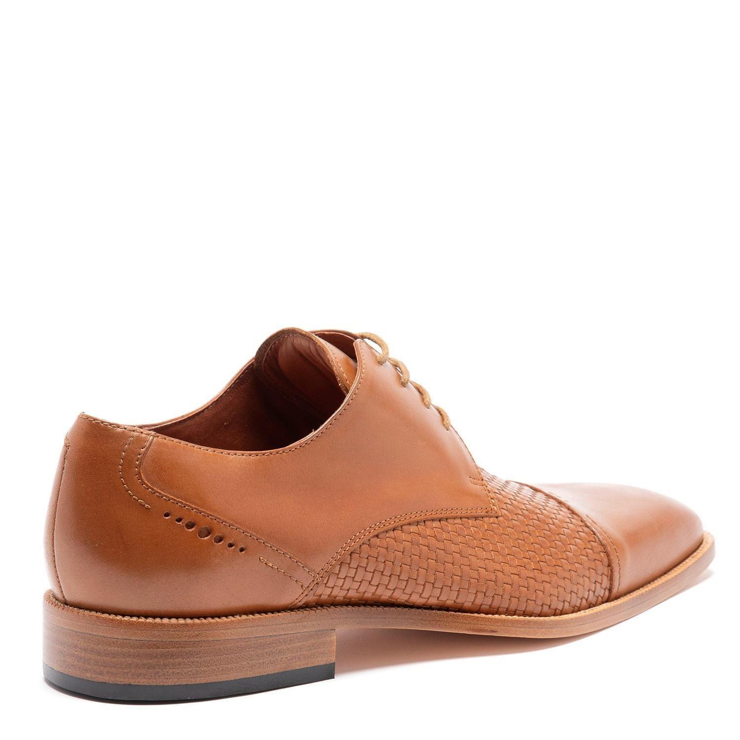 Zapato de cuero hombre Guante camel Suela Natural 0034398-4