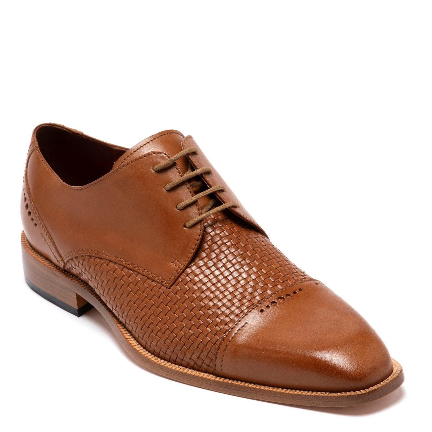 Zapato de cuero hombre Guante camel Suela Natural 0034398-5