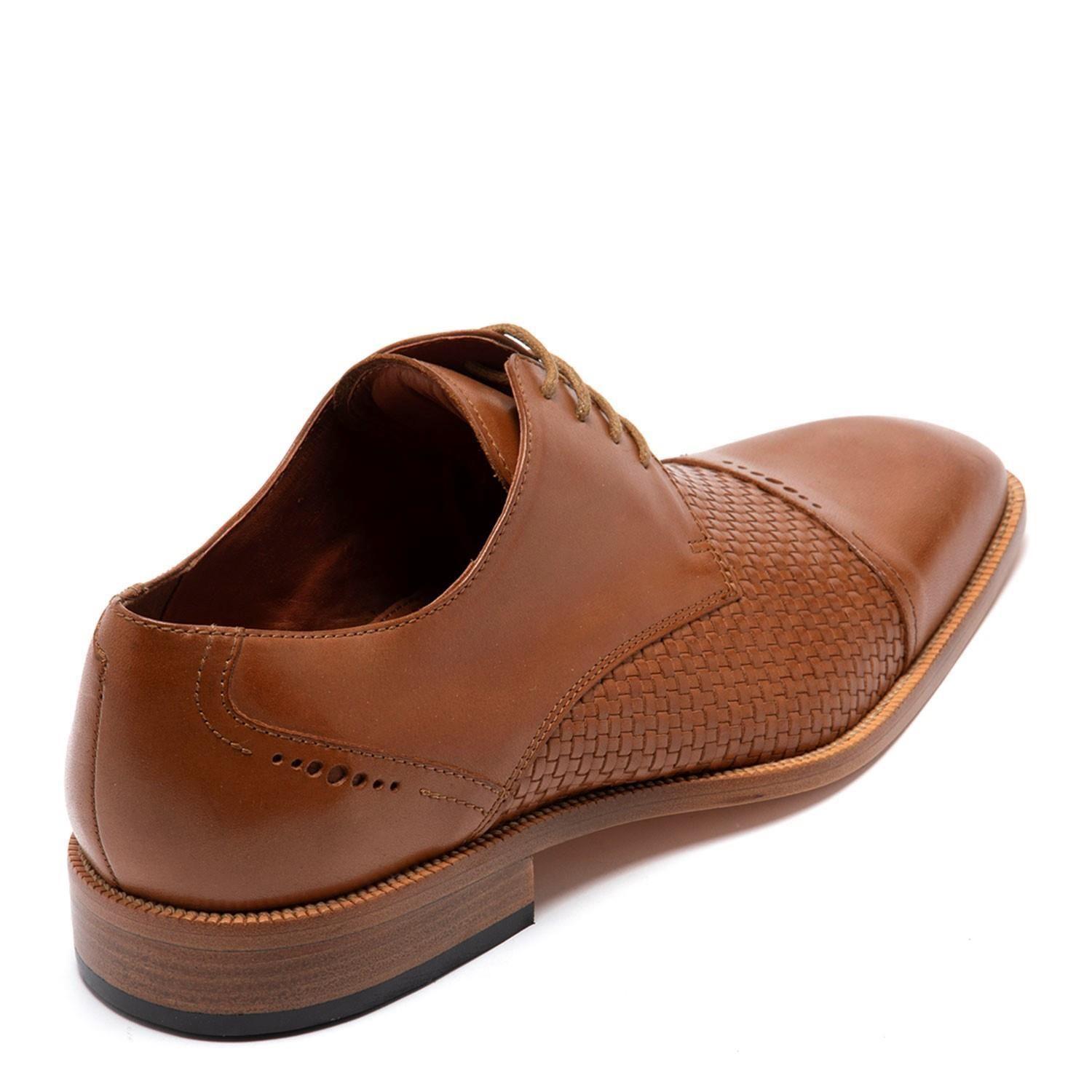 Zapato de cuero hombre Guante camel Suela Natural 0034398-6