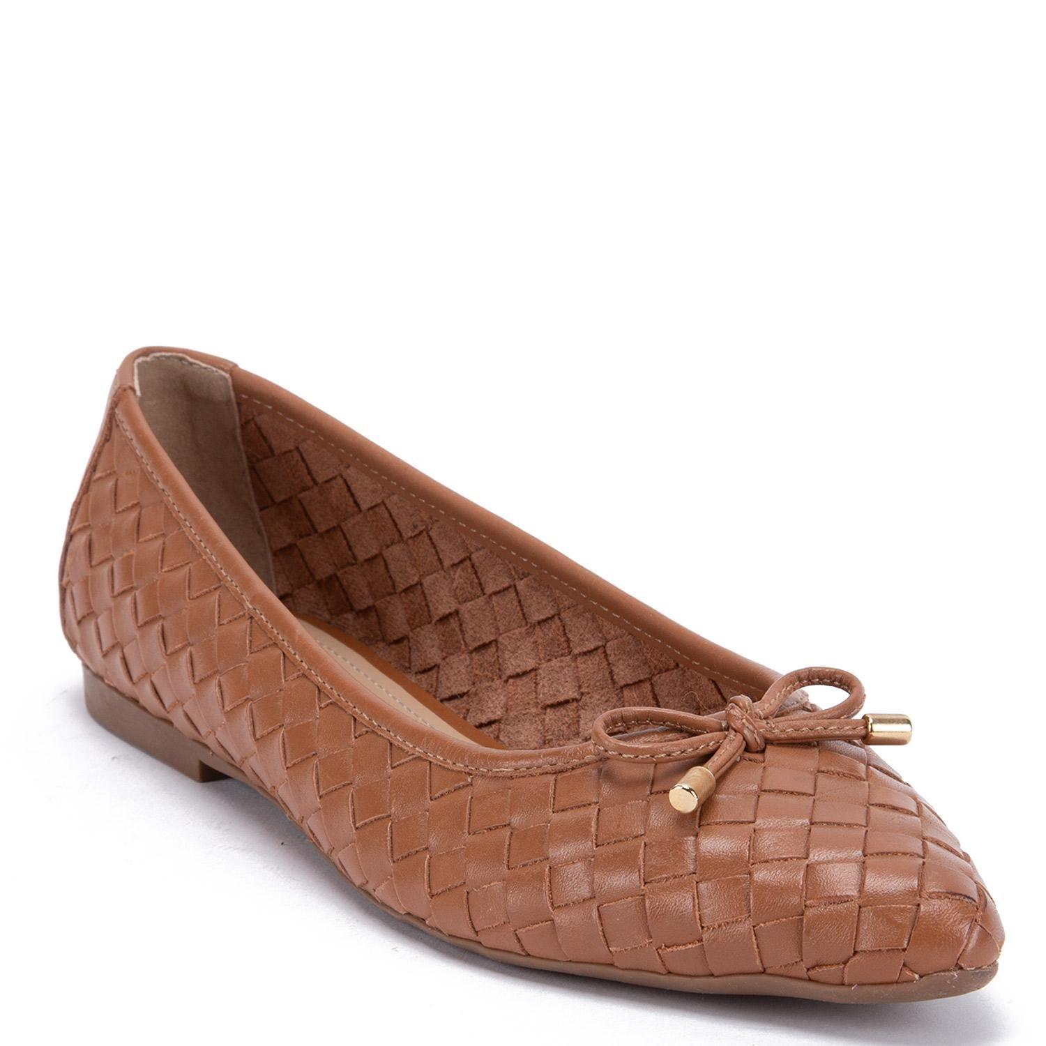 Ballerina de cuero mujer Gacel camel Kim-2