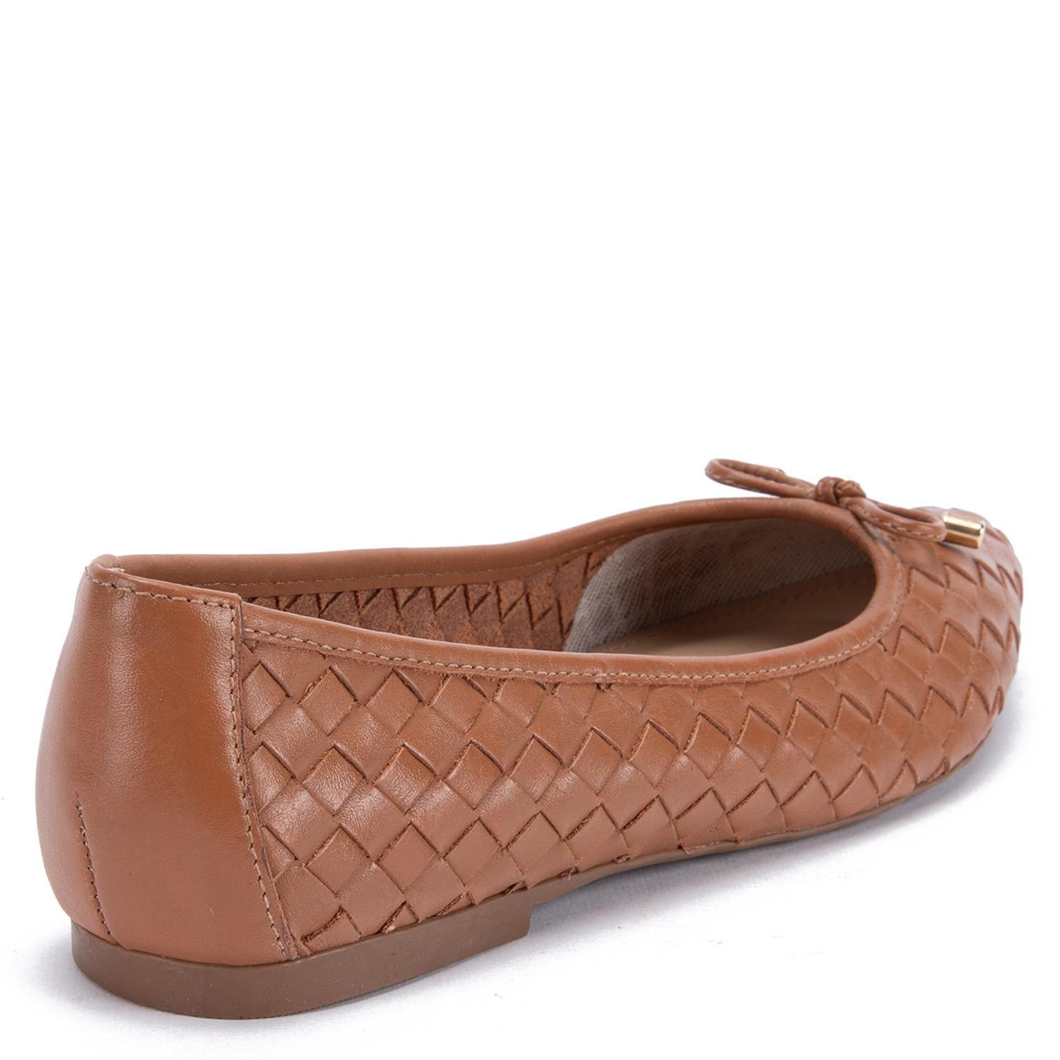Ballerina de cuero mujer Gacel camel Kim-4