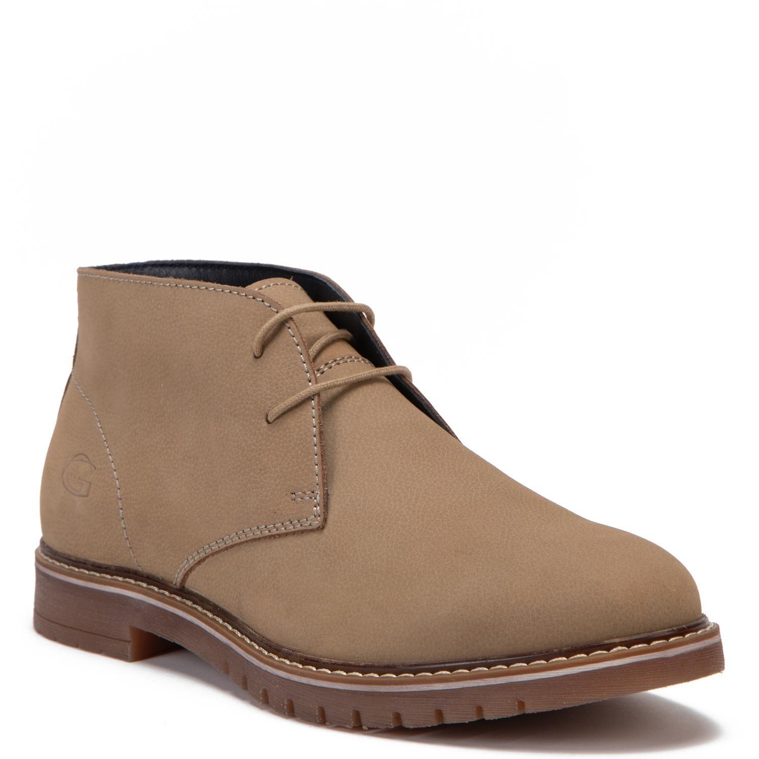 Botin de cuero hombre Guante arena Albany-2