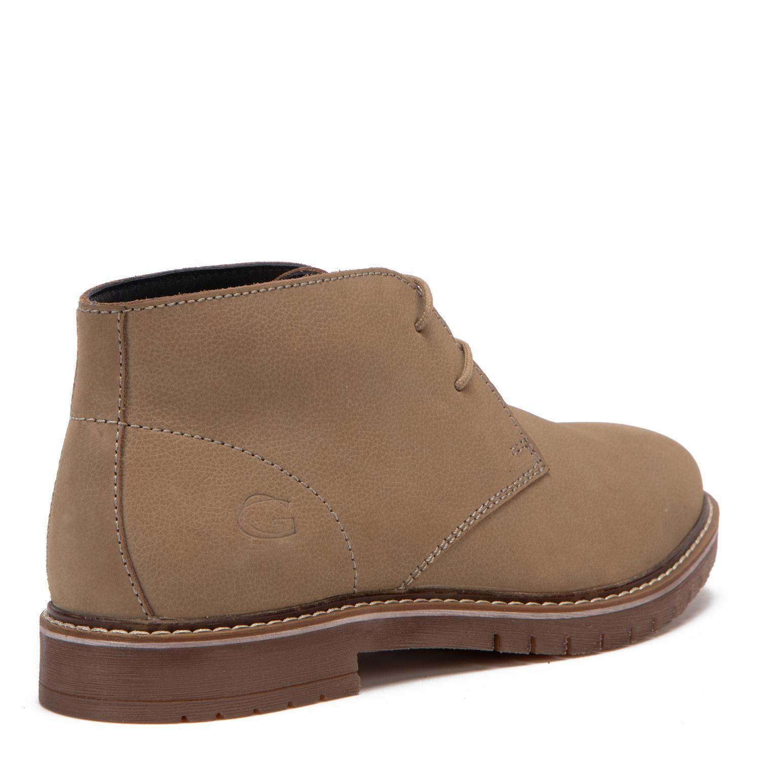 Botin de cuero hombre Guante arena Albany-4