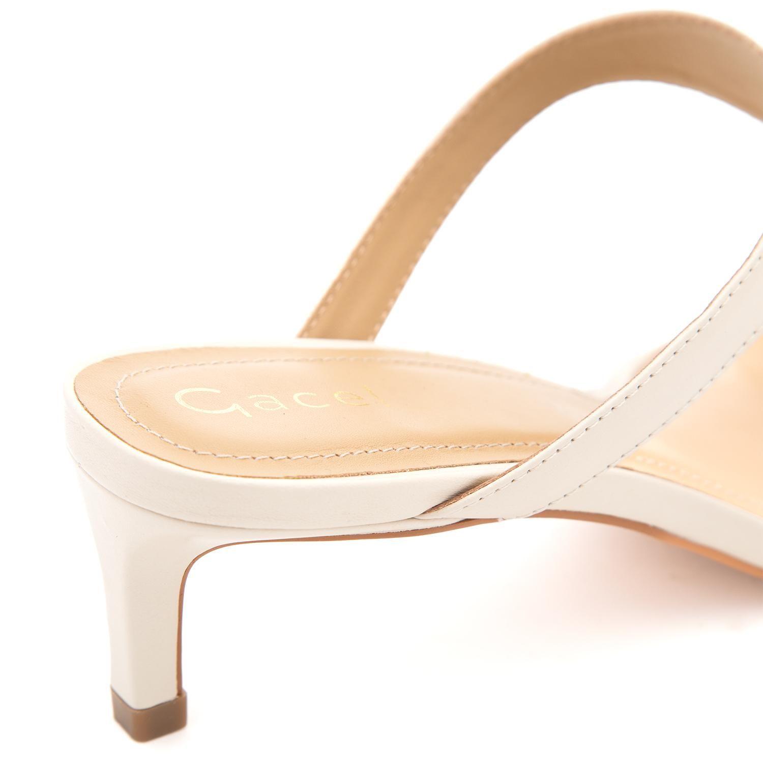 Sandalia de cuero mujer Gacel crudo Sienna-6