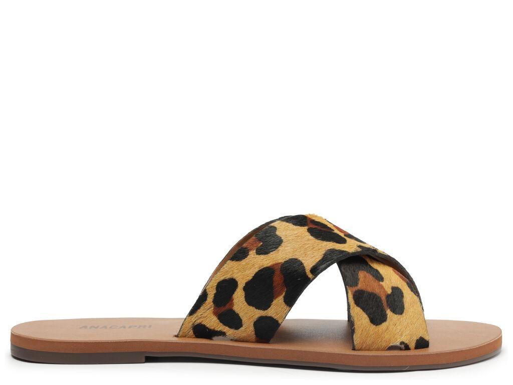 Sandalia de cuero mujer Anacapri leopardo Alba-0