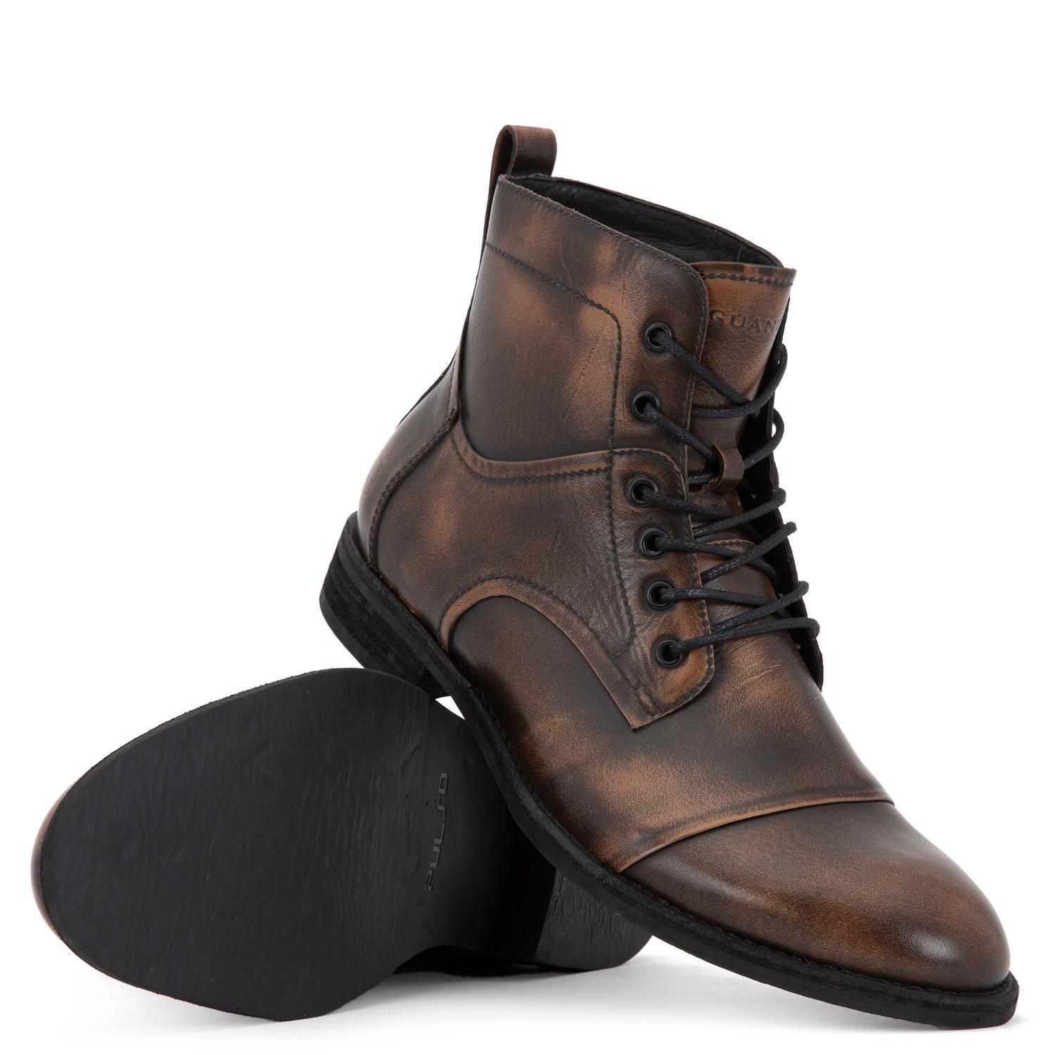 Botin de cuero hombre Guante bronce Austria-2