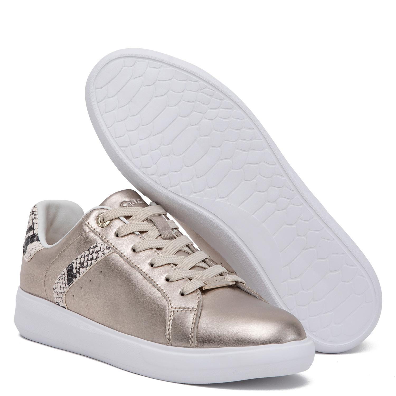Zapatilla de cuero mujer Gacel dorado Rosalia-3