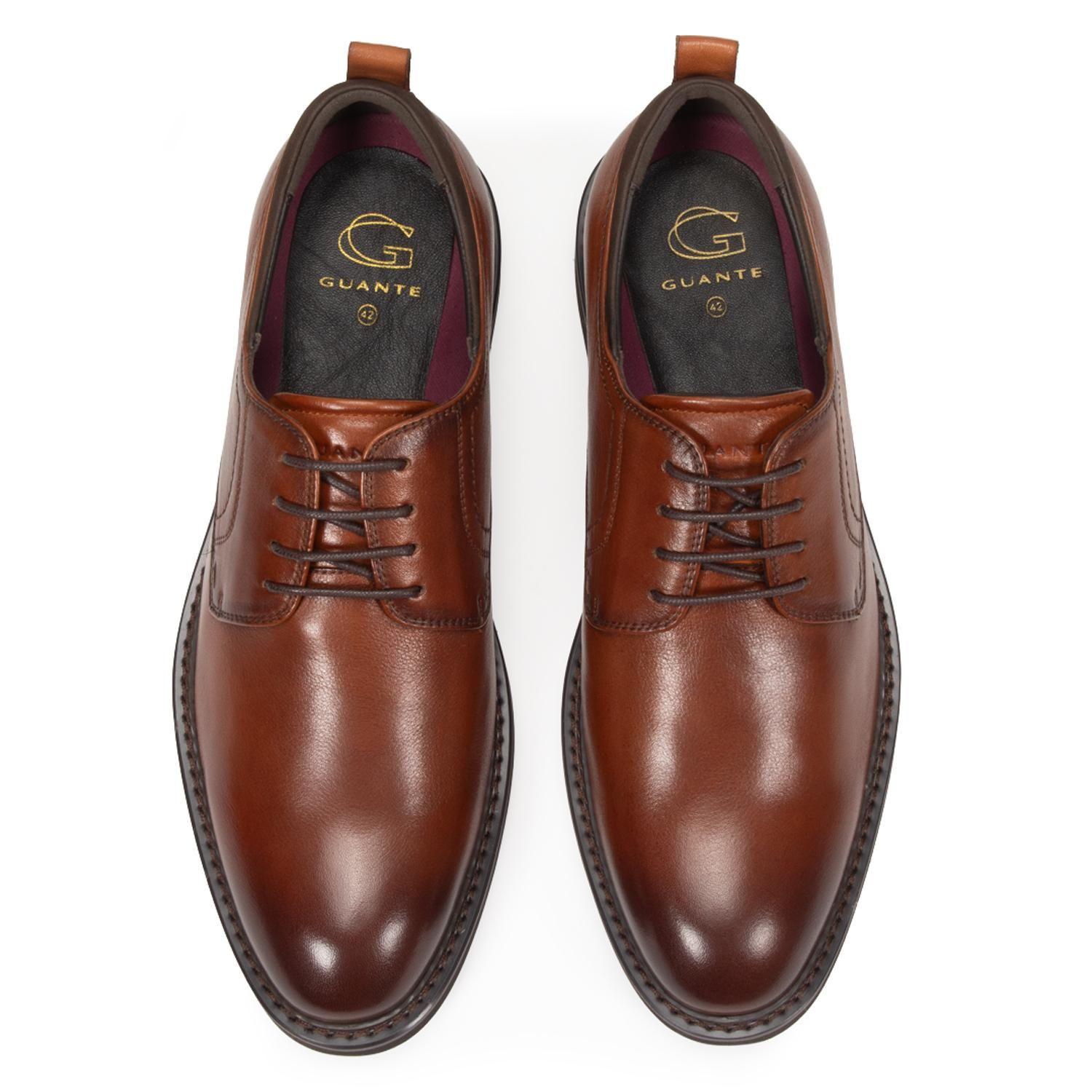 Zapato de cuero hombre Guante whisky Vilos-2