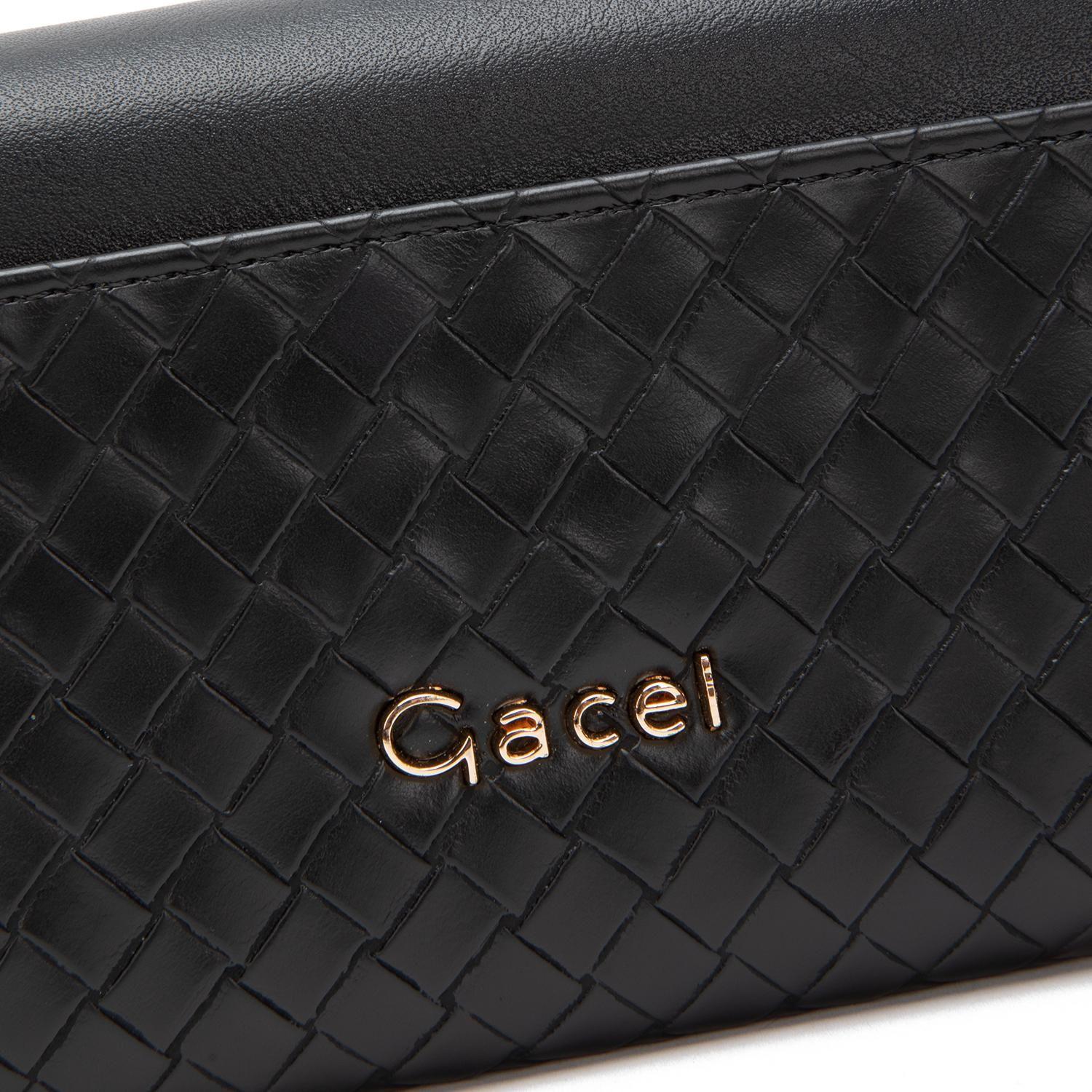 Billetera mujer Gacel negro grande-2