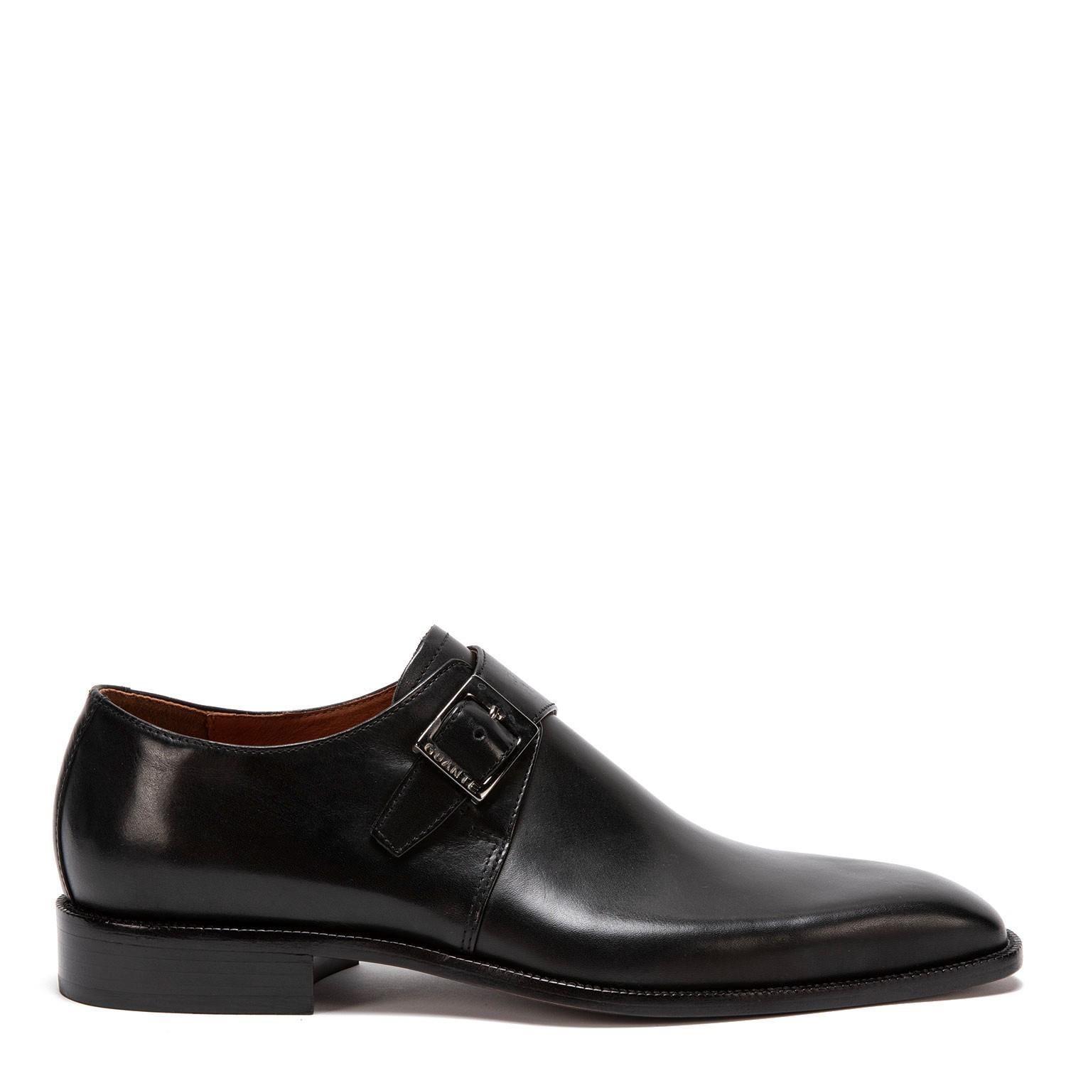 Zapato de cuero hombre Guante negro Suela-0