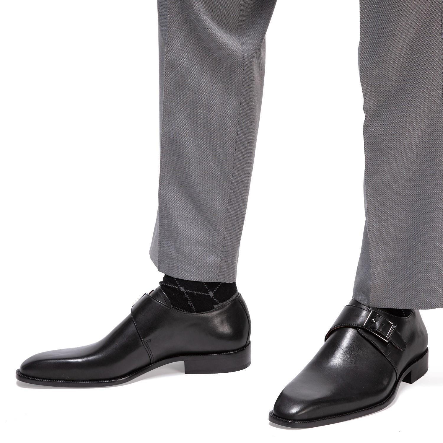 Zapato de cuero hombre Guante negro Suela-1