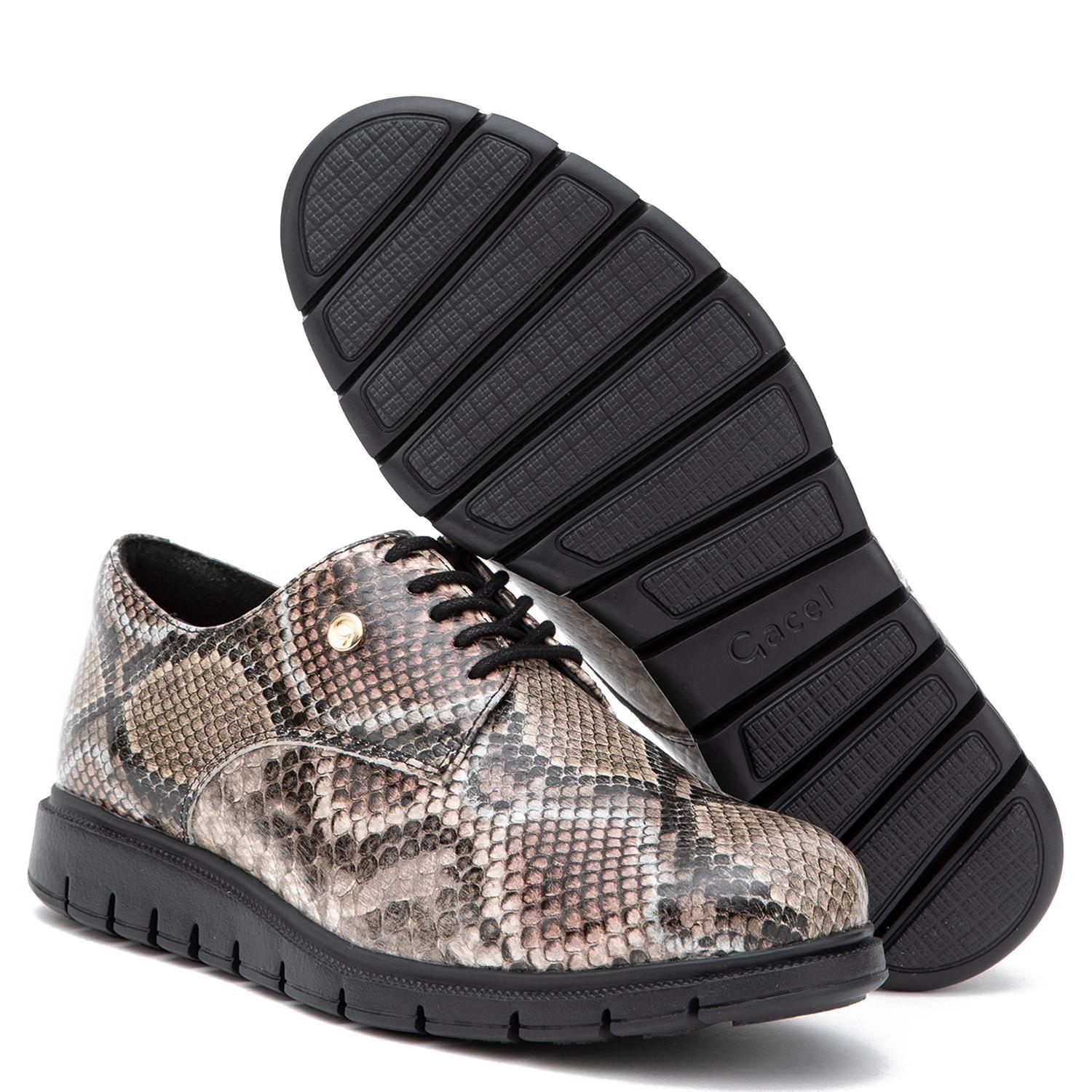 Zapato de cuero mujer Gacel multicolor Itati-3