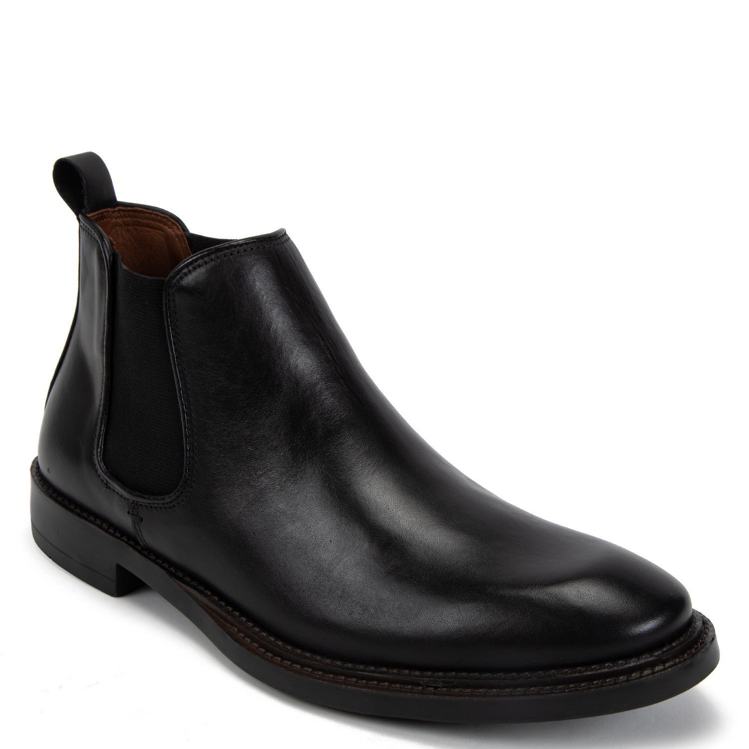 Botin de cuero hombre Guante negro Lisbourn 0036467-2