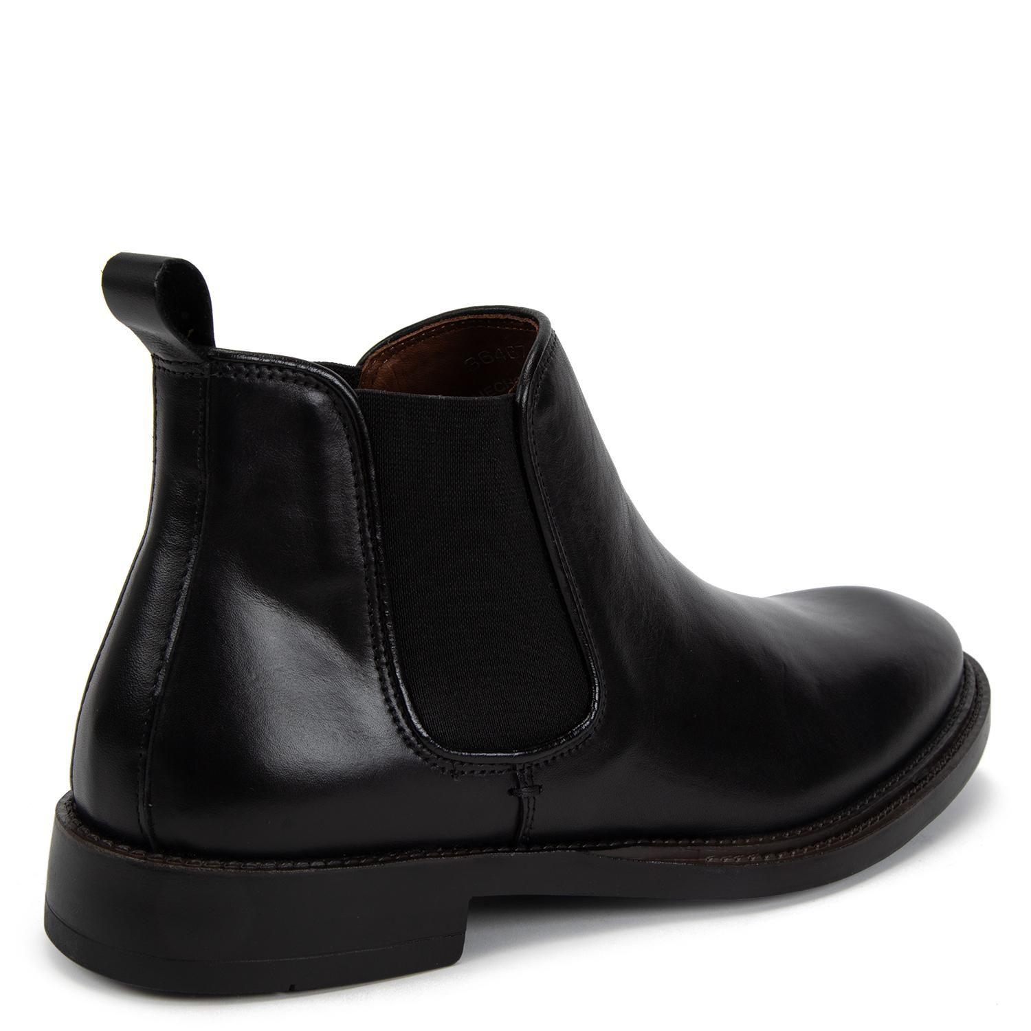 Botin de cuero hombre Guante negro Lisbourn 0036467-4