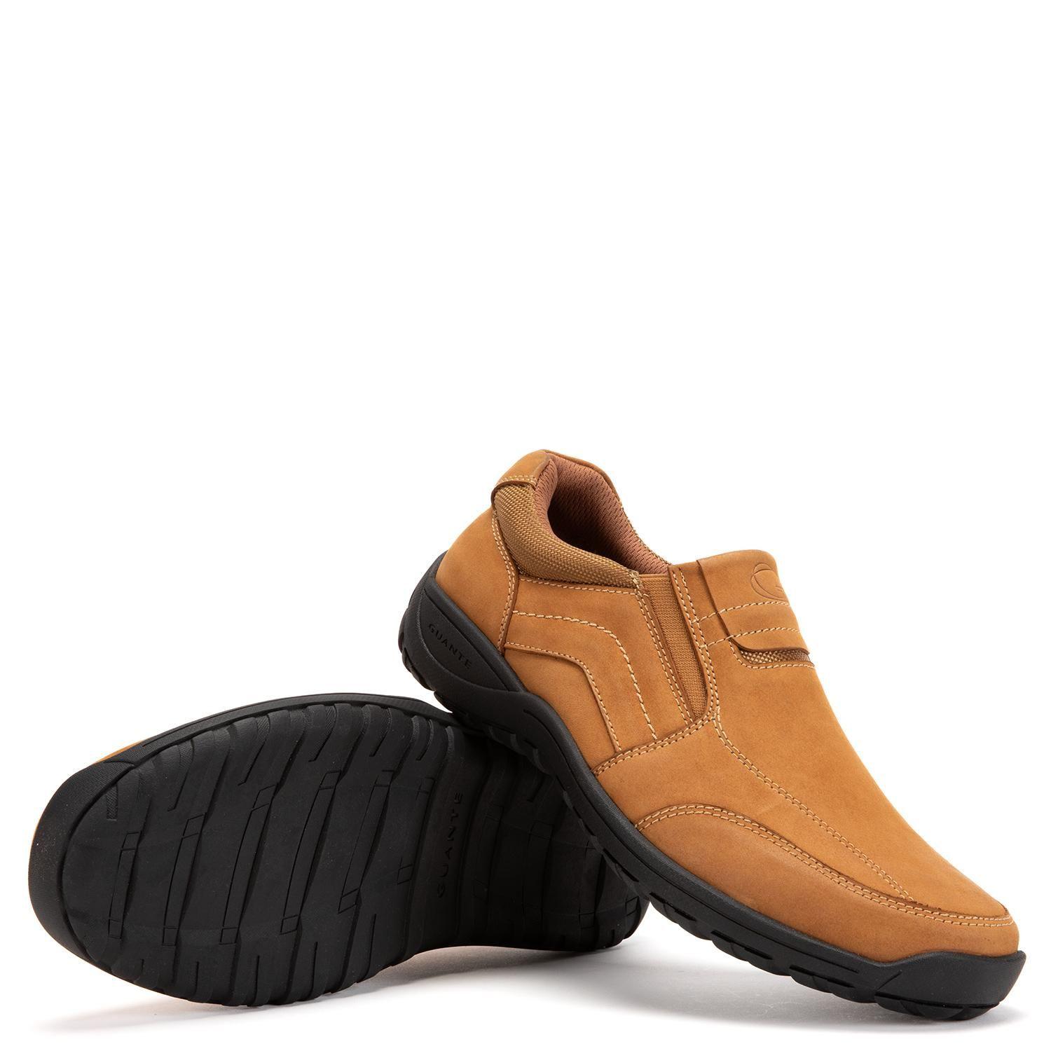 Zapato de cuero hombre Guante tostado Cowell-3