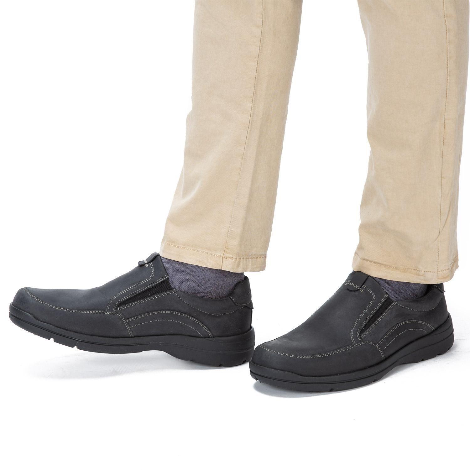 Zapato de cuero hombre Guante negro Winipeg 0035614-1
