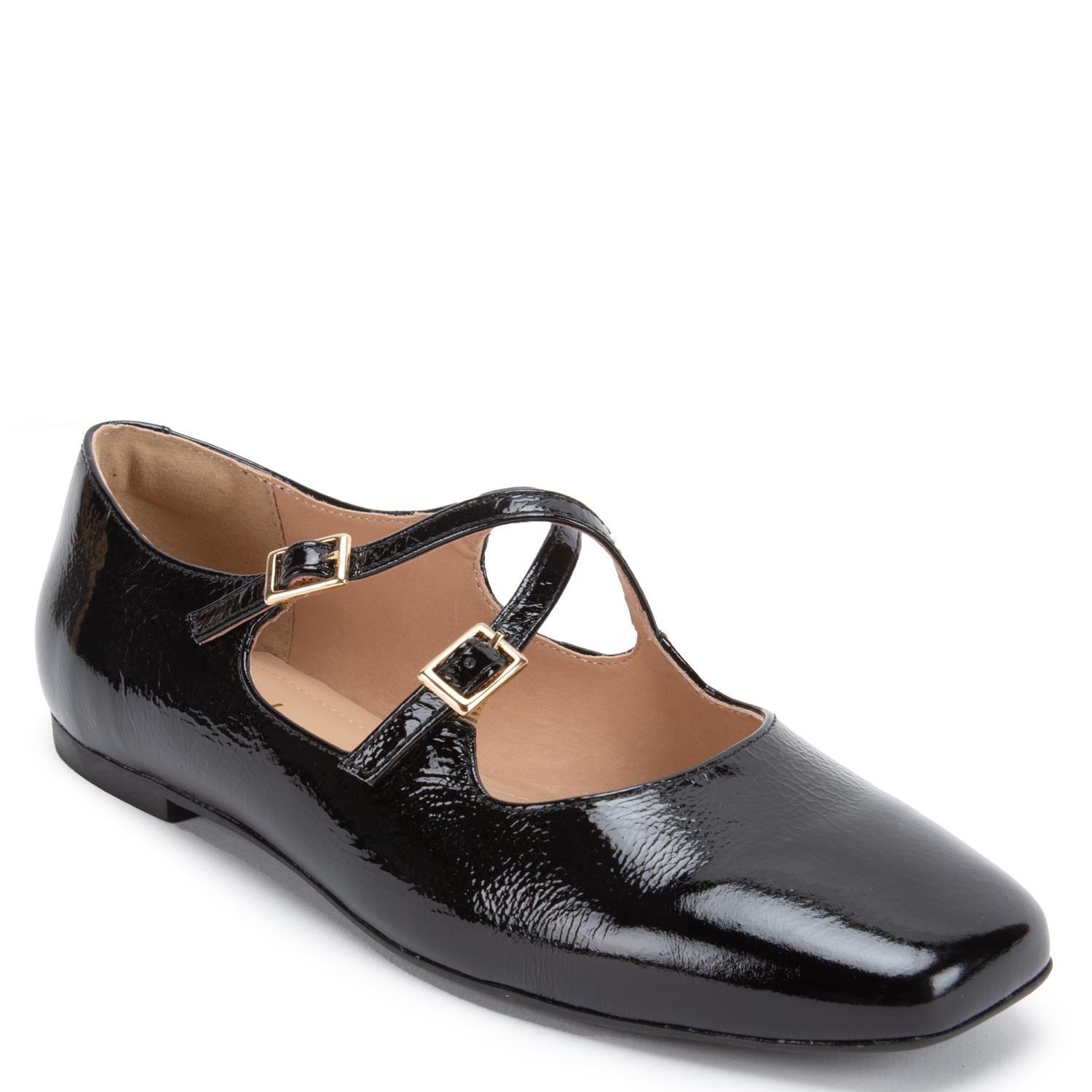 Ballerina de cuero mujer Gacel negro Abi 0660297-2
