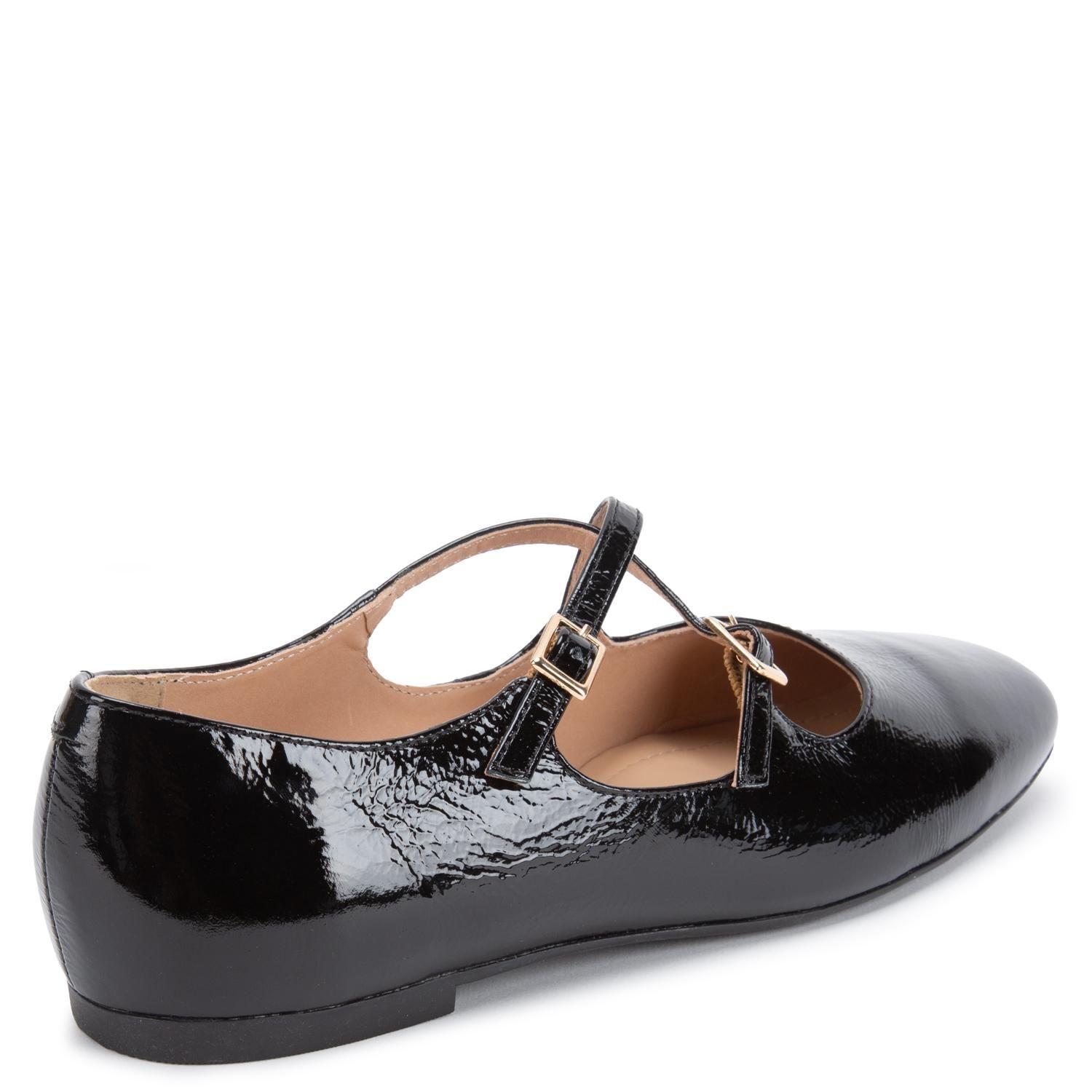 Ballerina de cuero mujer Gacel negro Abi 0660297-4