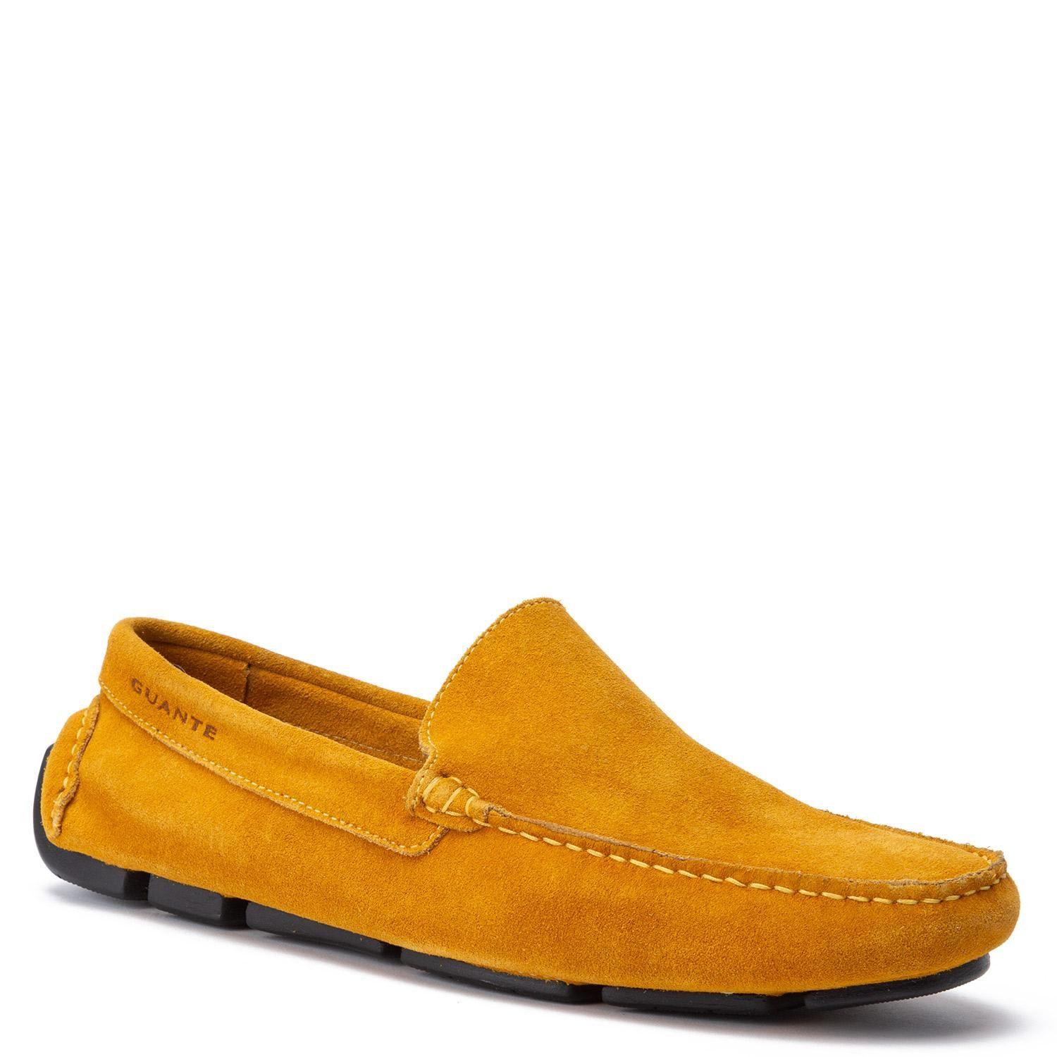 Mocasin de cuero hombre Guante mostaza Costa Rica-2