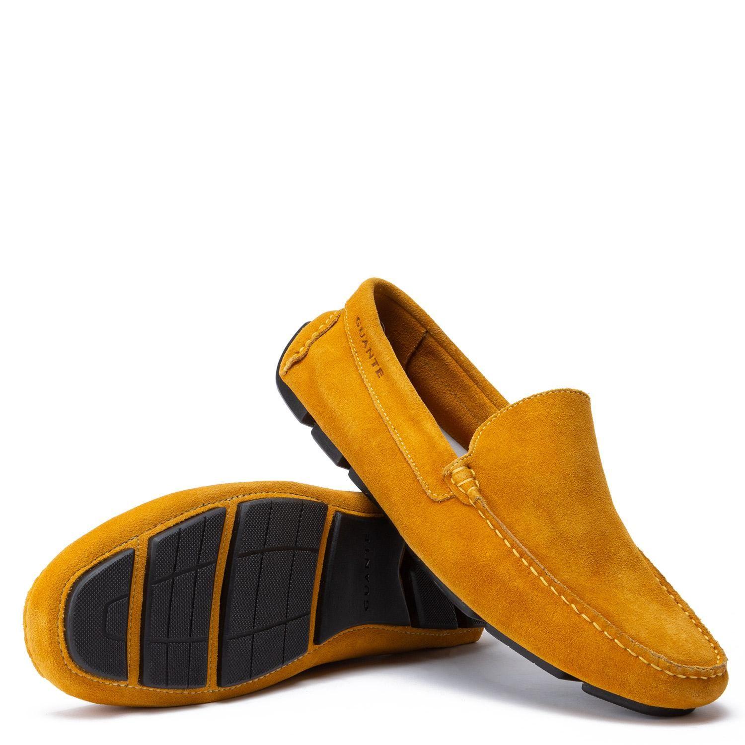 Mocasin de cuero hombre Guante mostaza Costa Rica-3