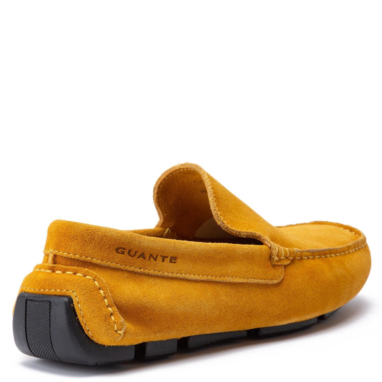 Mocasin de cuero hombre Guante mostaza Costa Rica-4