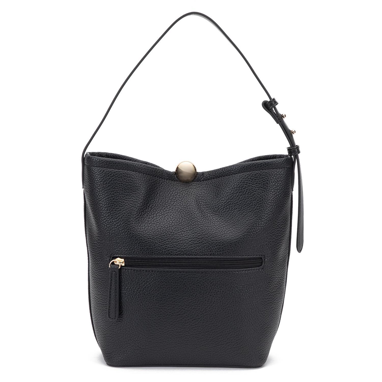 Cartera mujer Gacel negro bucket-3