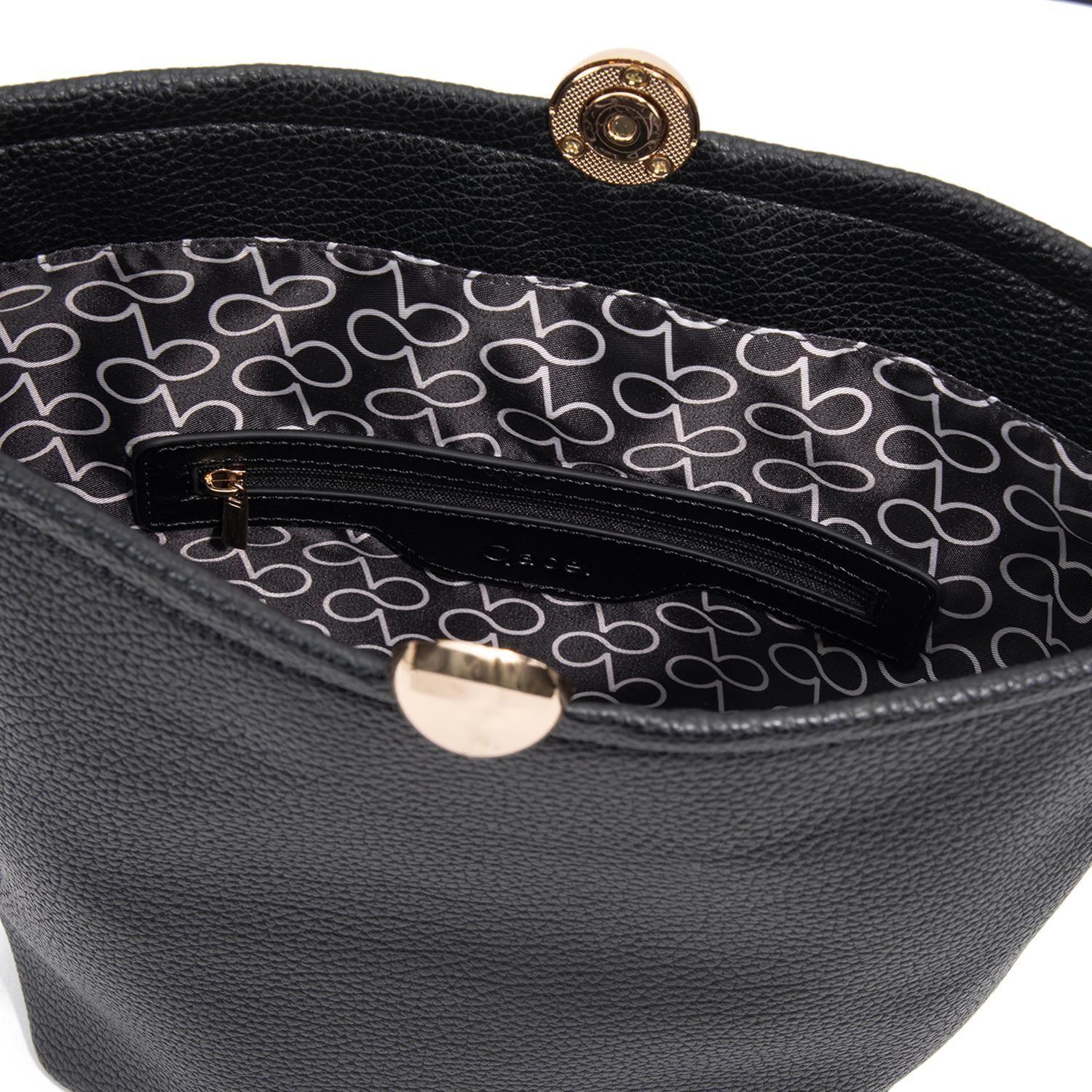 Cartera mujer Gacel negro bucket-4