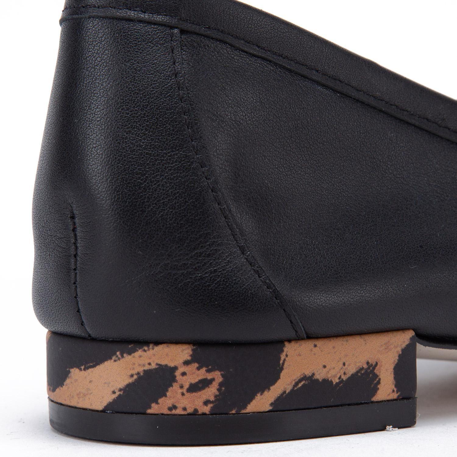 Zapato de cuero mujer Gacel Negro Haimi-3