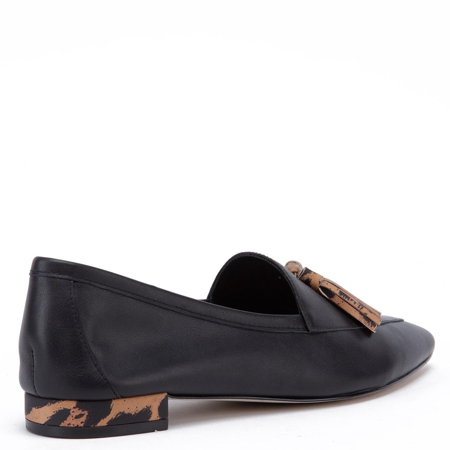 Zapato de cuero mujer Gacel Negro Haimi-4