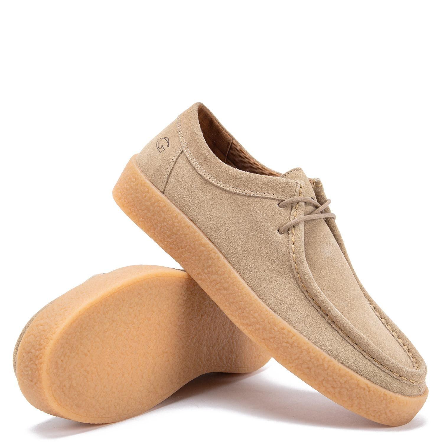 Zapato de cuero hombre Guante arena Sucre-3