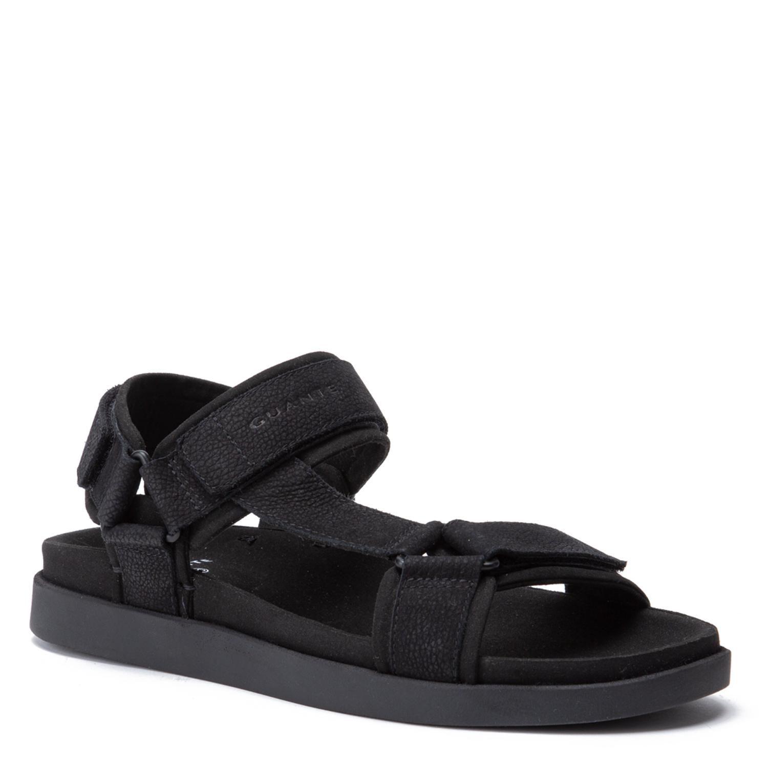 Sandalia de cuero hombre Guante negro Berna 0035860-2