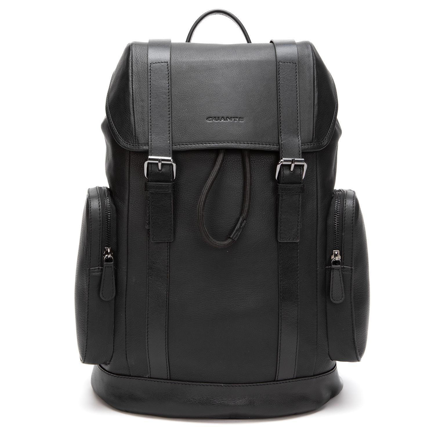 Mochila de cuero hombre Guante negro-0