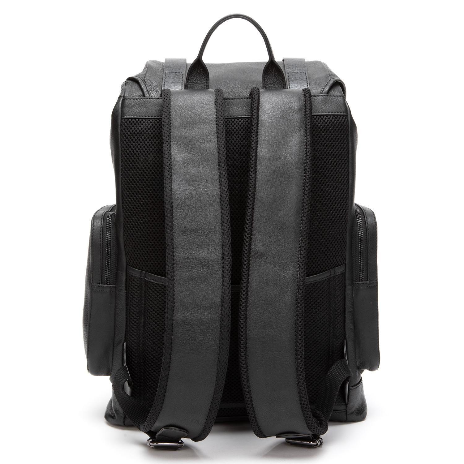 Mochila de cuero hombre Guante negro-2