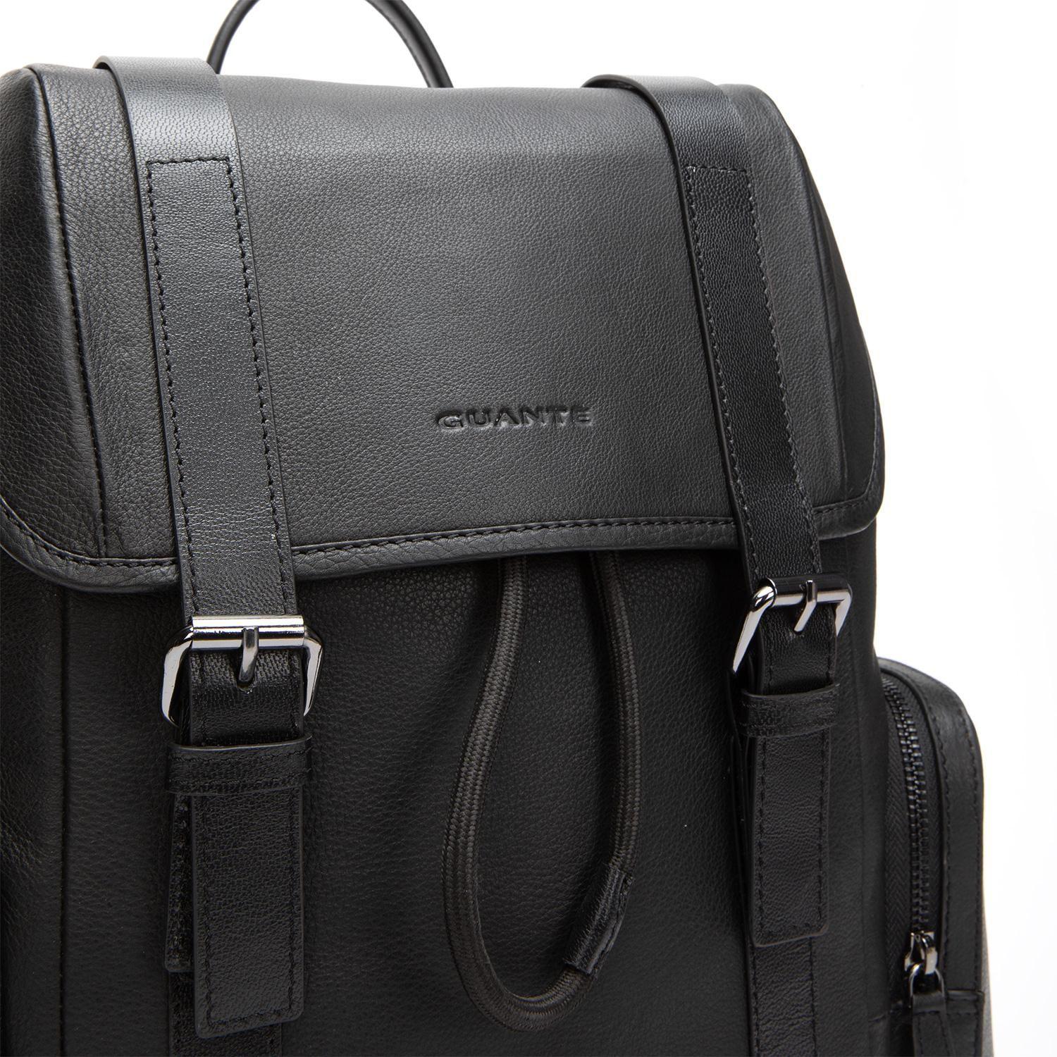 Mochila de cuero hombre Guante negro-3