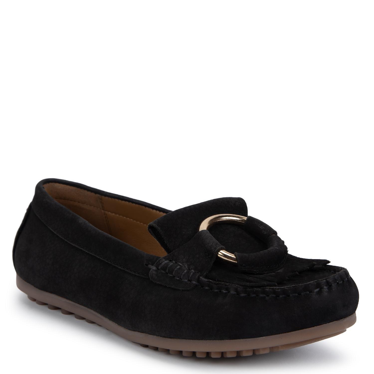 Mocasin de cuero mujer Gacel burdeo Quinn 0661379-2